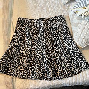 Animal print skirt